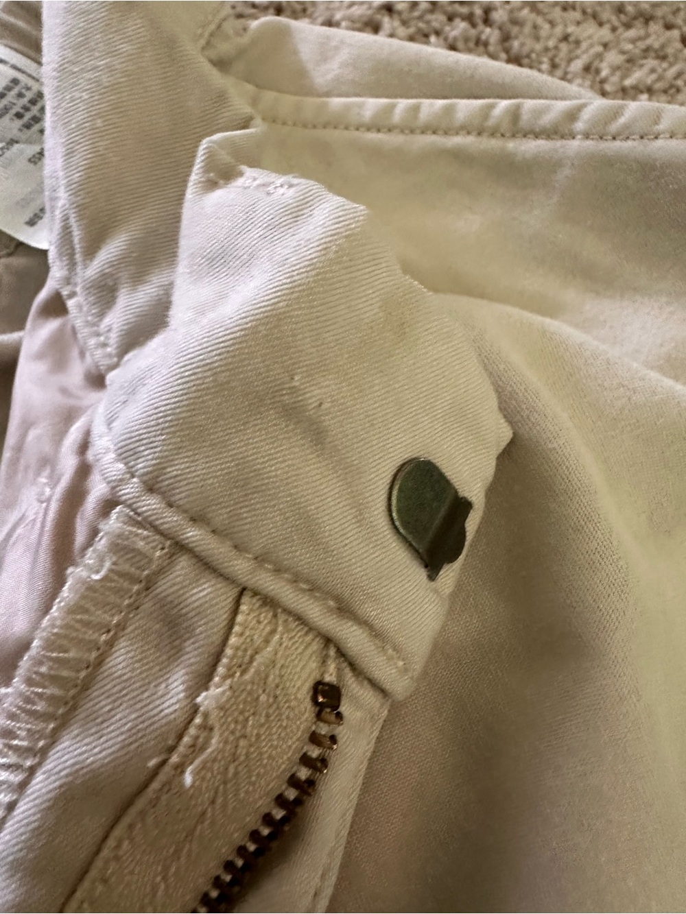 Abercrombie & Fitch Light Beige Wide-Leg Pants - Picture 3 of 8